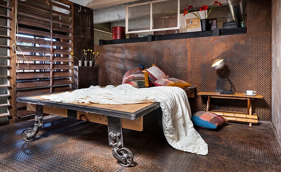 25 Amazing Industrial Bedroom Design