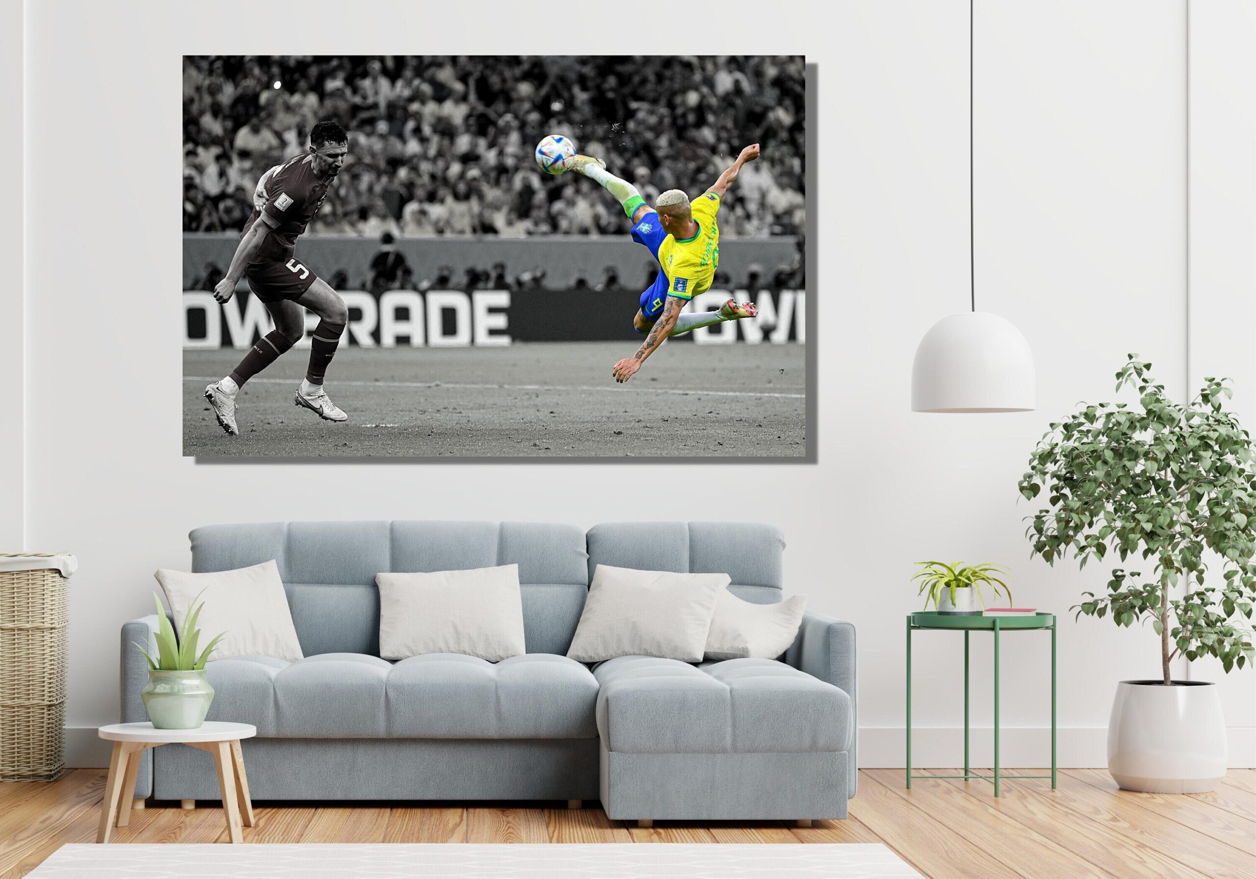 Top 7 des toiles pour imprimer des photos de joueurs de football pour la décoration murale - The Wow Decor