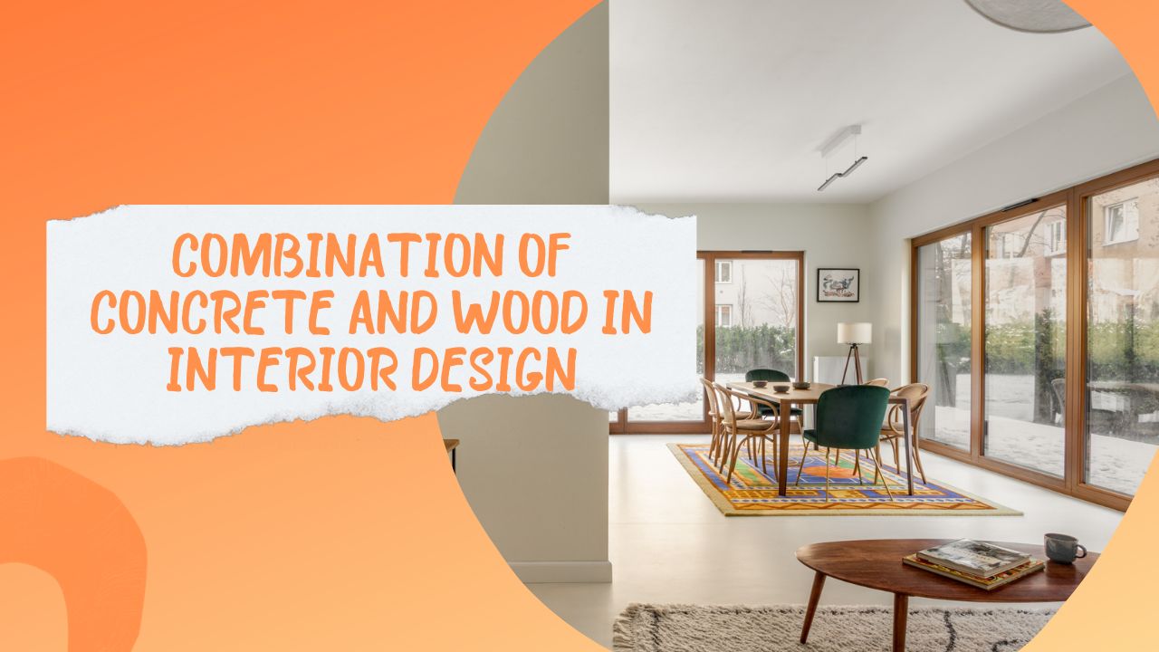Combinaison de béton et de bois dans la décoration d'intérieur - The Wow Decor